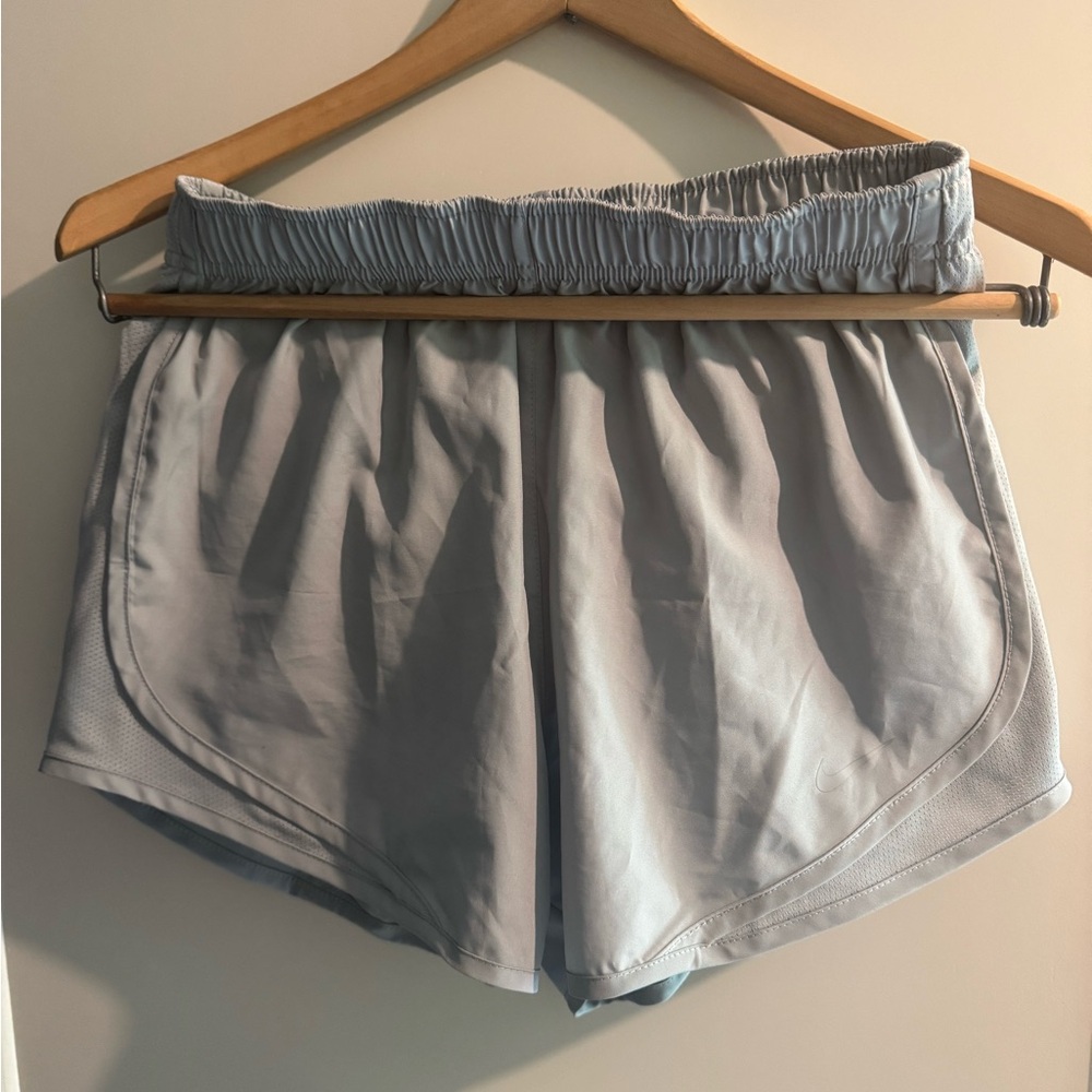 Nike Gray Athletic Shorts Lightweight Elastic Waist